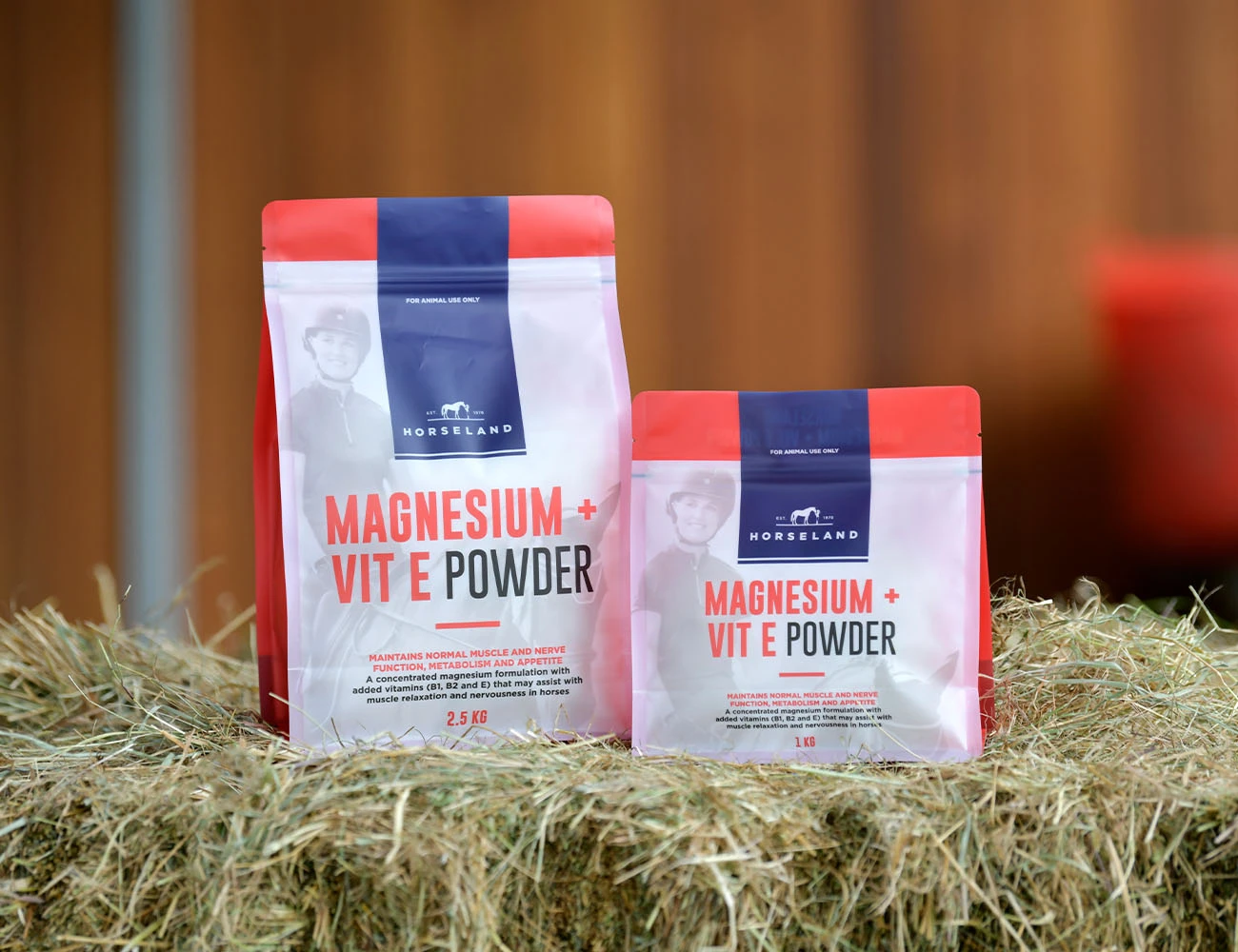 HORSELAND Magnesium + Vit E Powder - 1KG