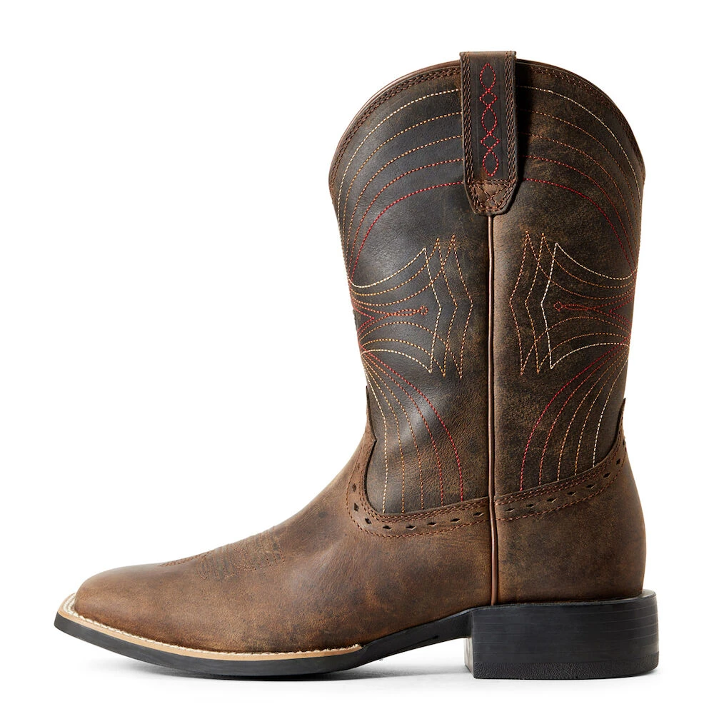 ARIAT Mens Sport Wide Square Toe Boots