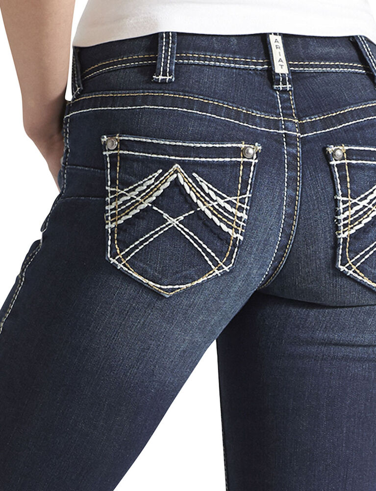 ARIAT Womens R.E.A.L. Whipstitch Riding Jeans