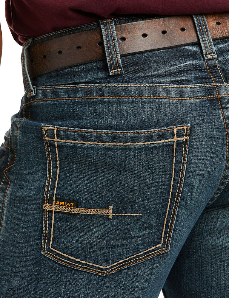 ARIAT Mens Rebar Fashion M5 Slim Straight Jeans