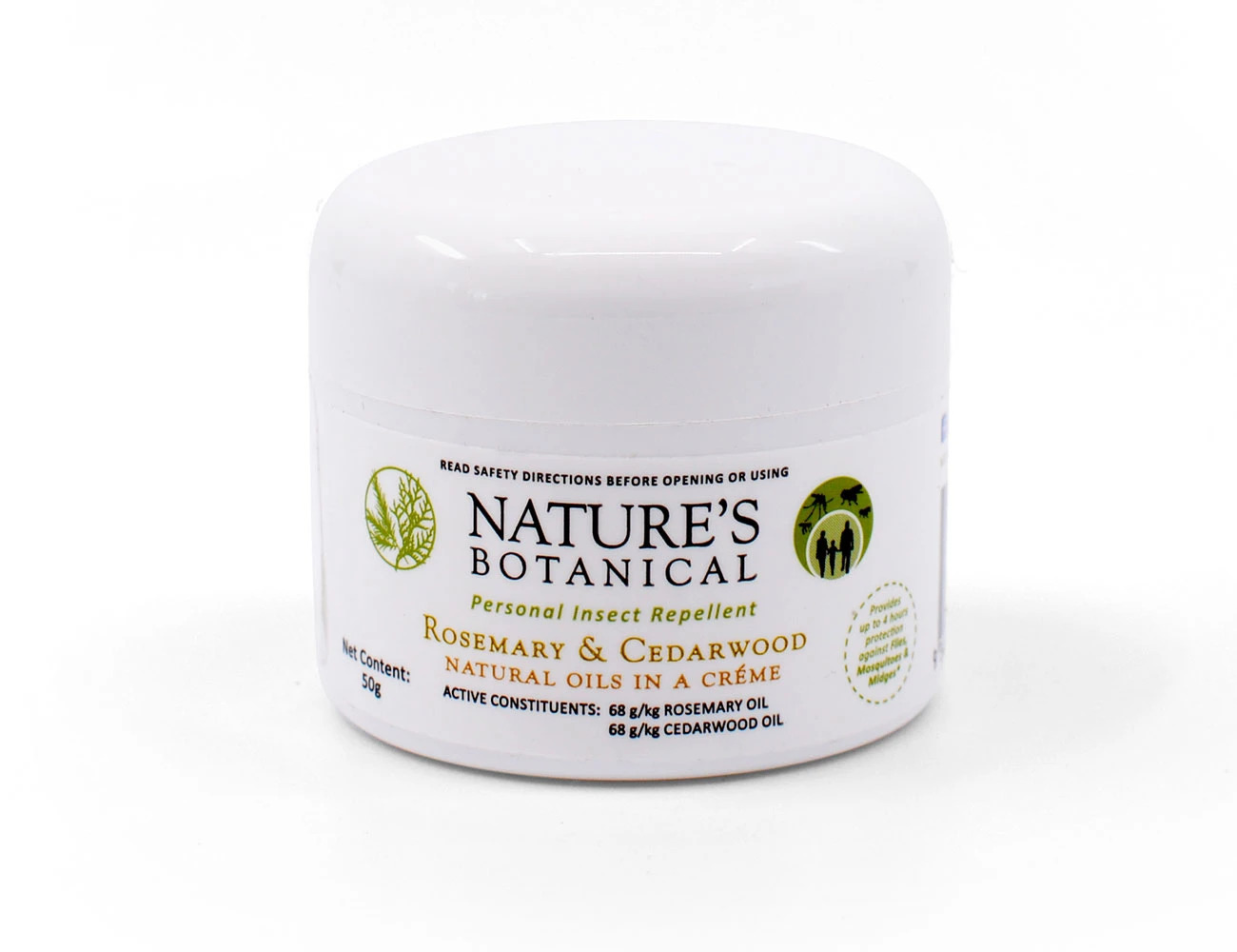 NATURE'S BOTANICAL Rosemary & Cedarwood Repellant - 50GM