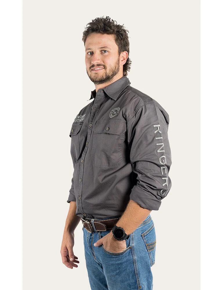 RINGERS WESTERN Hawkeye Mens Full Button Work Shirt