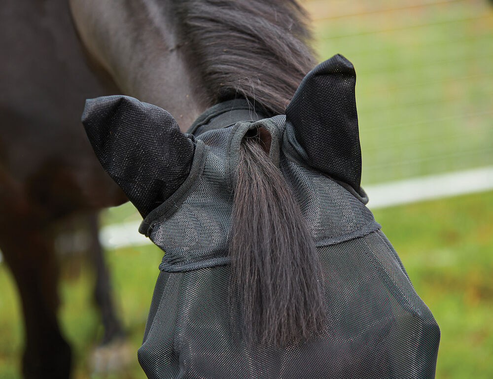 WEATHERBEETA ComFiTec Double Dart Deluxe Fly Mask With Ears And Nose