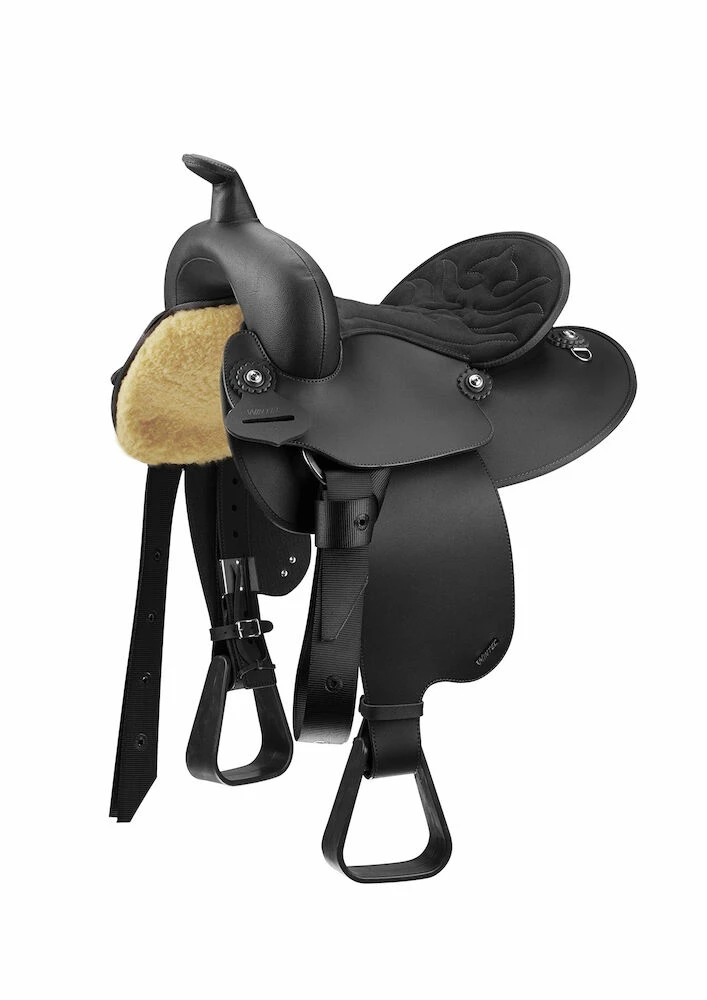 WINTEC Western All Rounder Junior Saddle With Semi Qh Bar