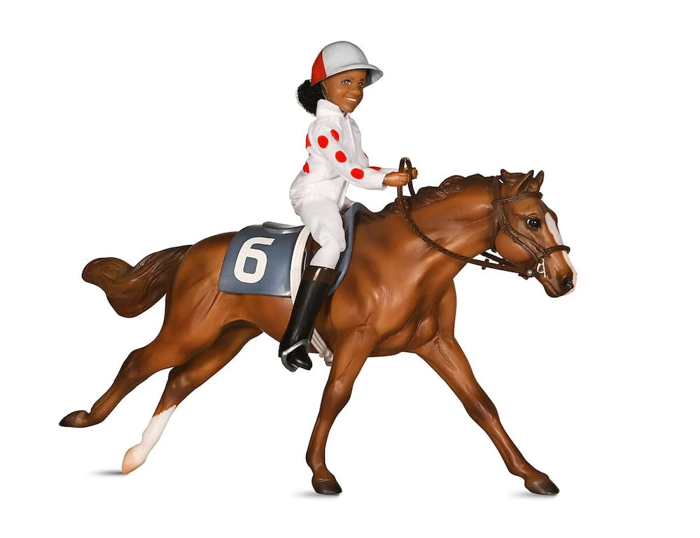 BREYER Freedom Cheryl White And Jetolara Horse And Book Set