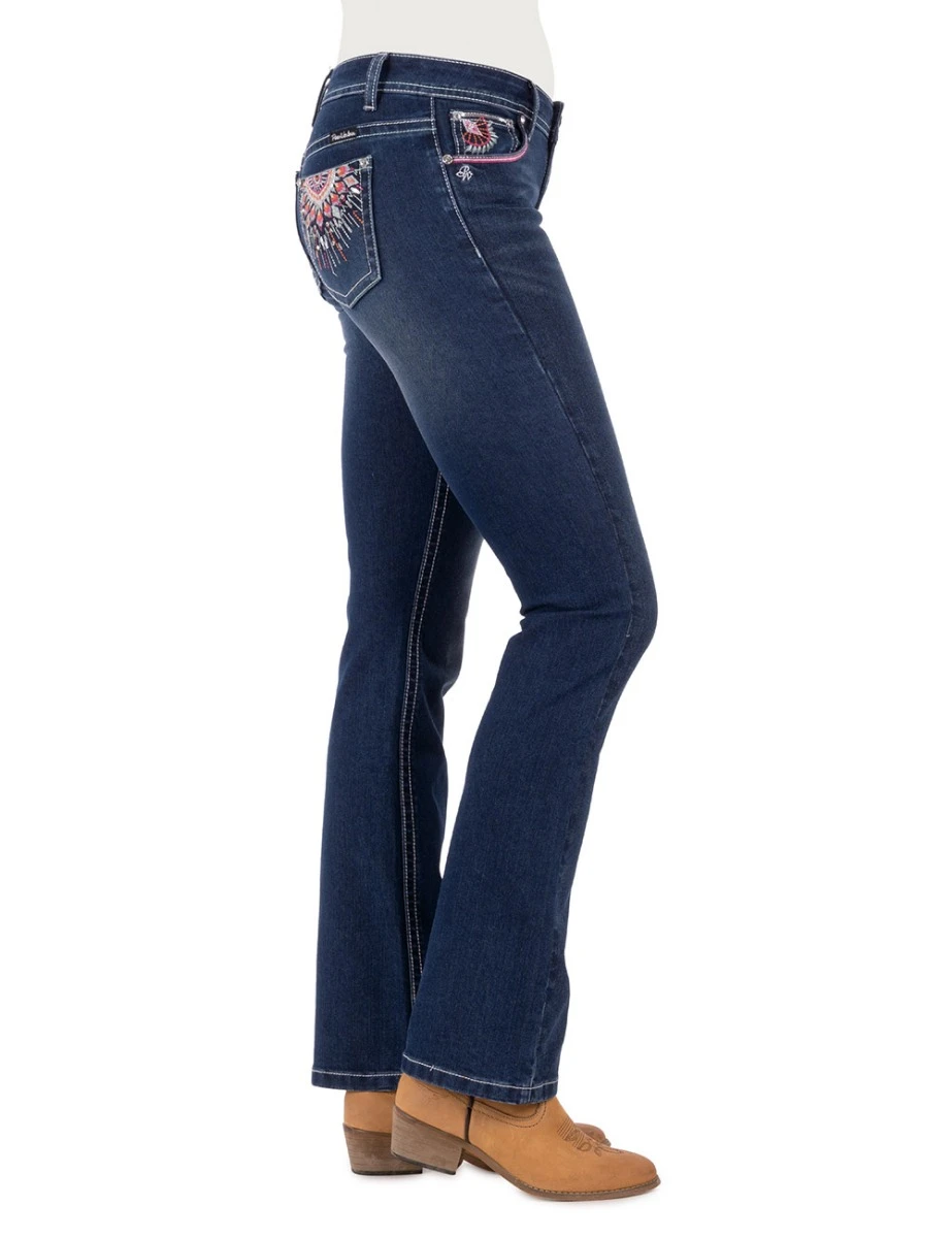 PURE WESTERN Womens Adeline Boot Cut Jean - 32 Leg