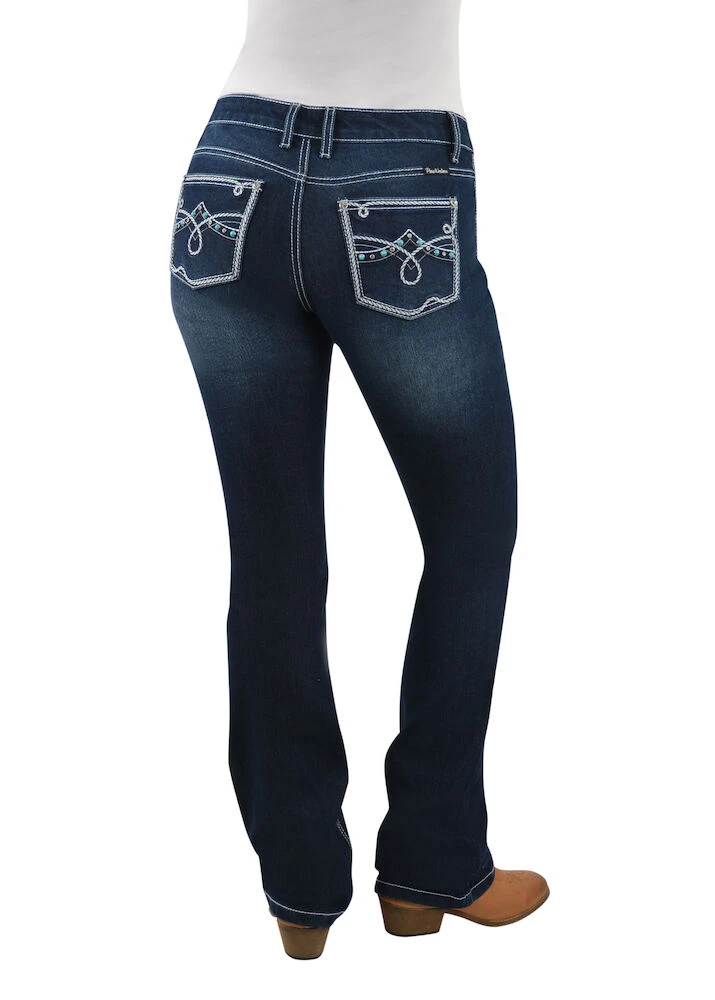 PURE WESTERN Womens Rhian Bootcut Jeans - 34