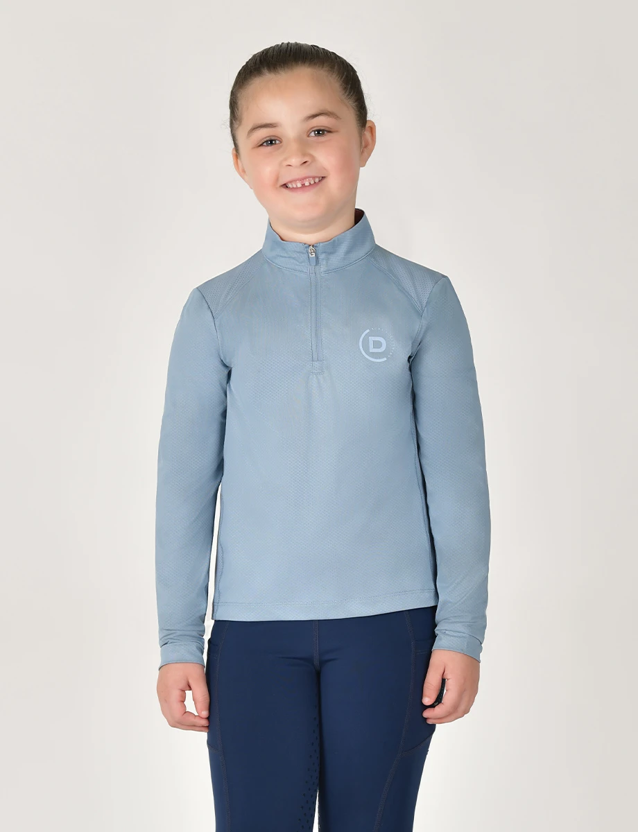 DUBLIN Kids Breathable Long Sleeve Riding Top
