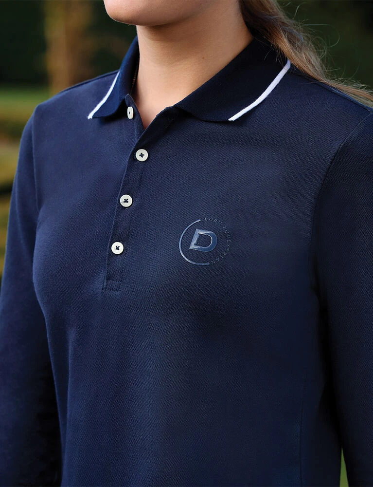 DUBLIN Cotton Pique Long Sleeve Polo
