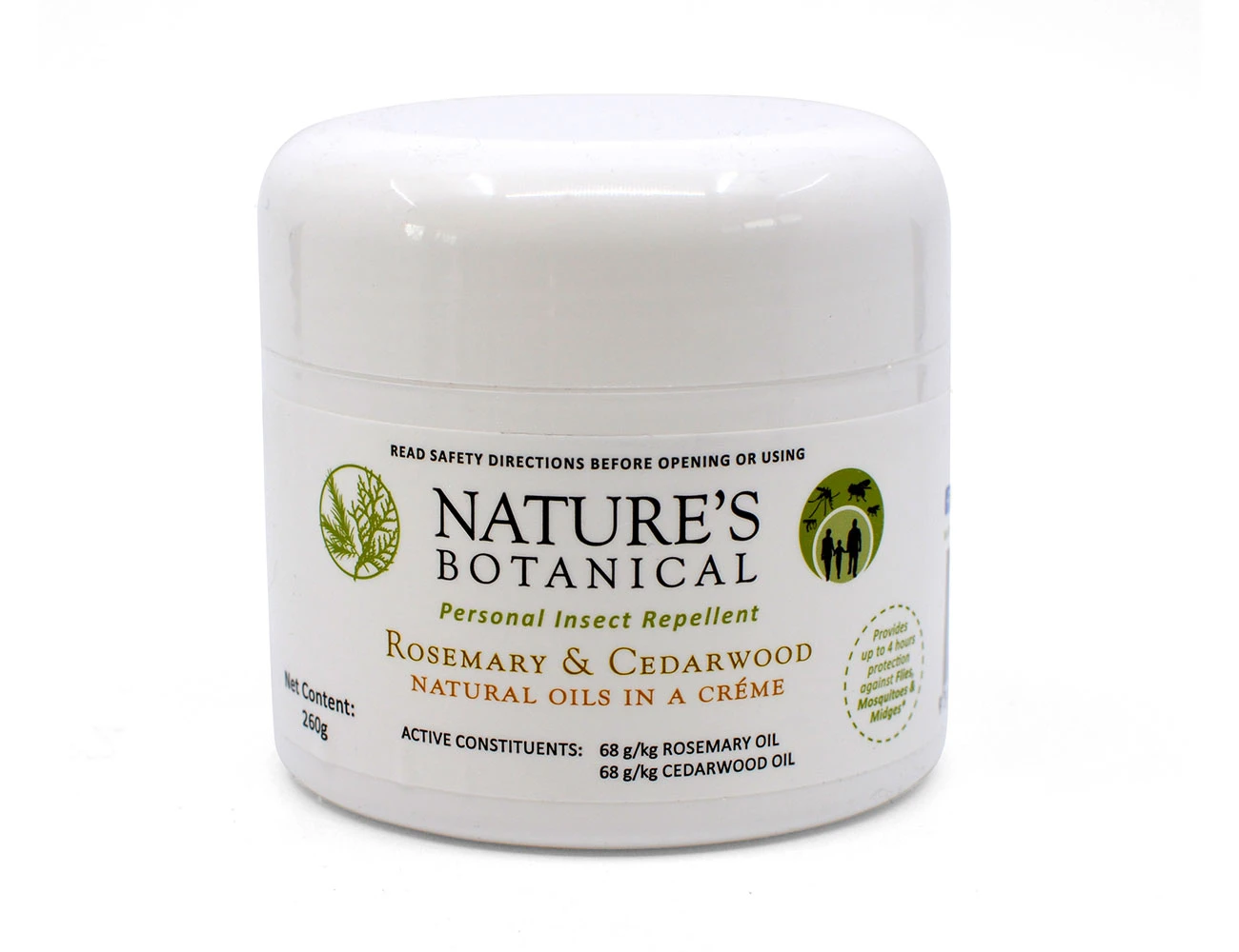 NATURE'S BOTANICAL Rosemary & Cedarwood Repellant - 260GM