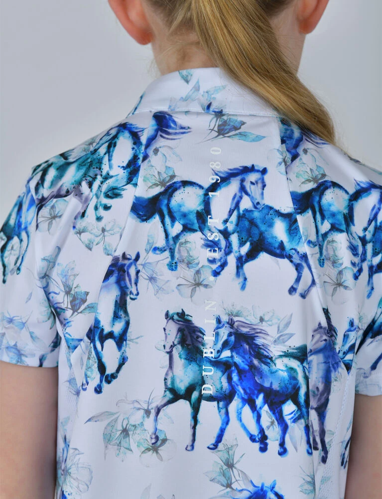 DUBLIN Kids 1/4 Zip Short Sleeve Top