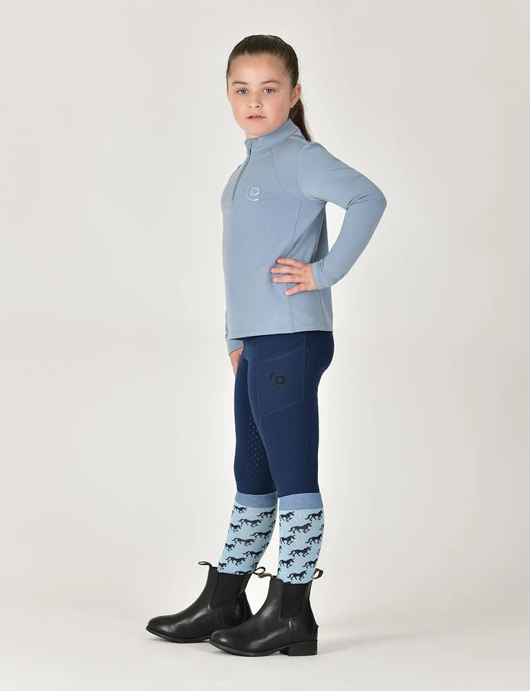 DUBLIN Kids Brushed Long Sleeve Riding Top