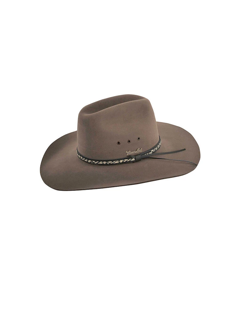 THOMAS COOK Mens Brumby Pure Fur Felt Hat