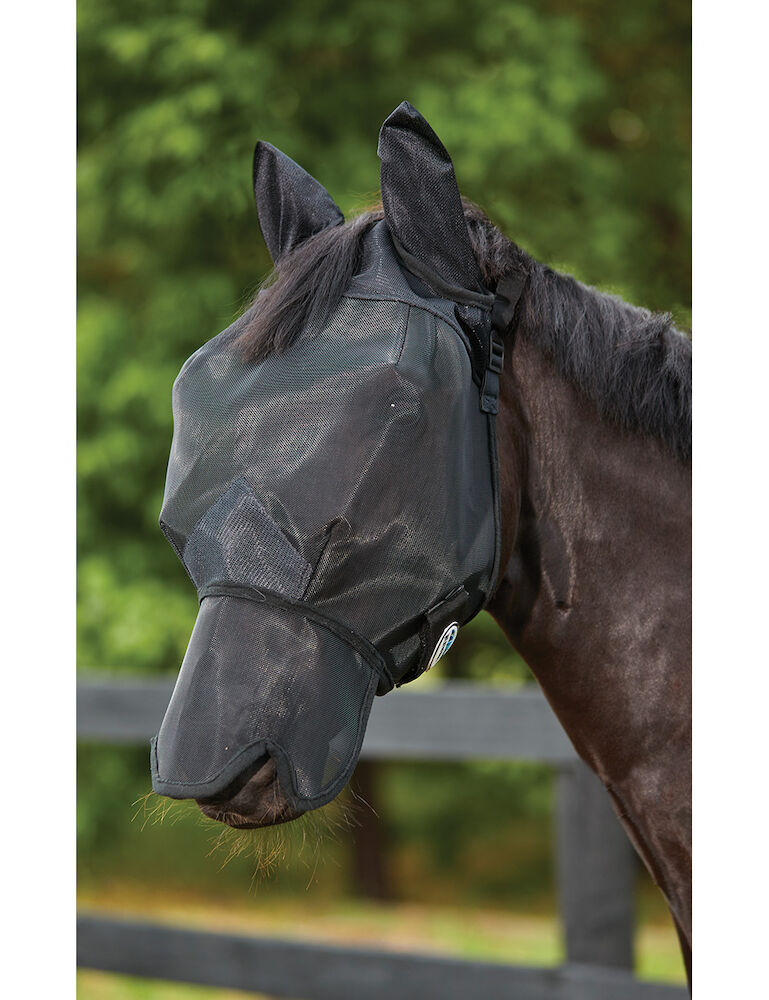WEATHERBEETA ComFiTec Double Dart Deluxe Fly Mask With Ears And Nose