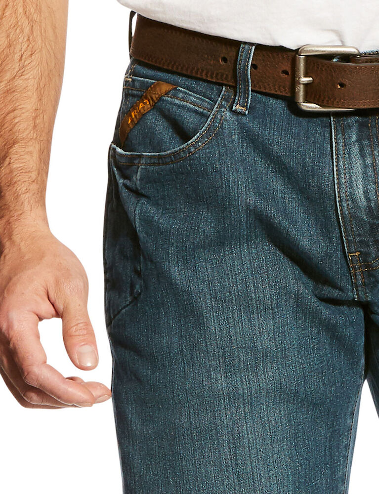 ARIAT Mens Rebar M4 Low Rise Boot Leg Jean