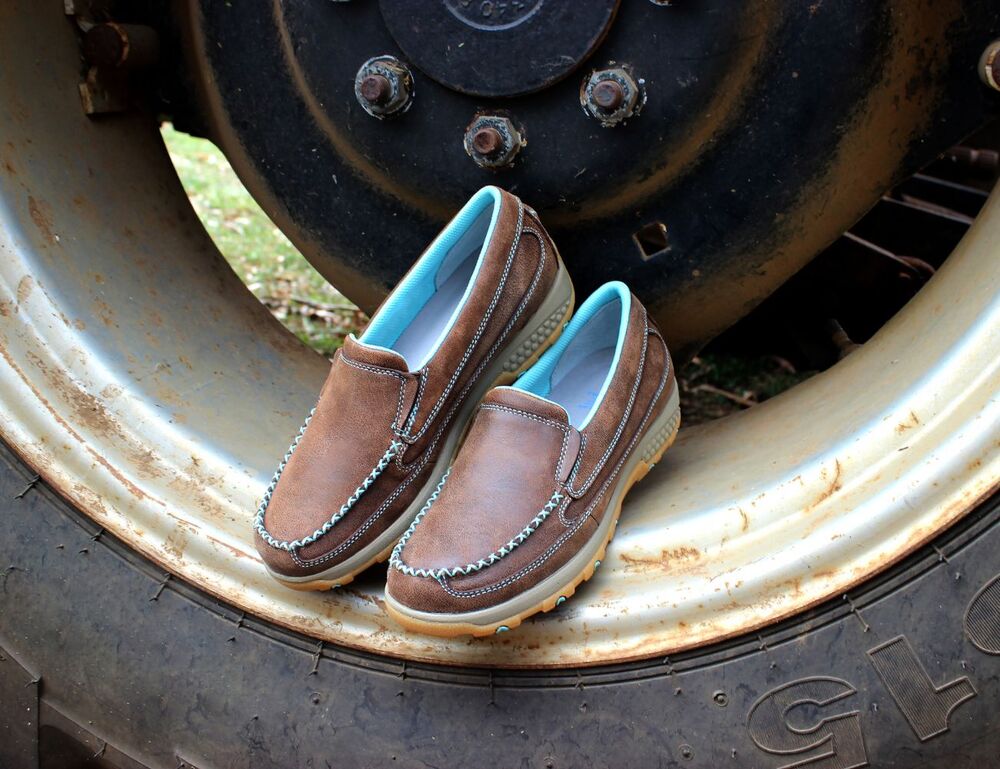 TWISTED X Womens Mocs Cellstretch Slipon Shoes