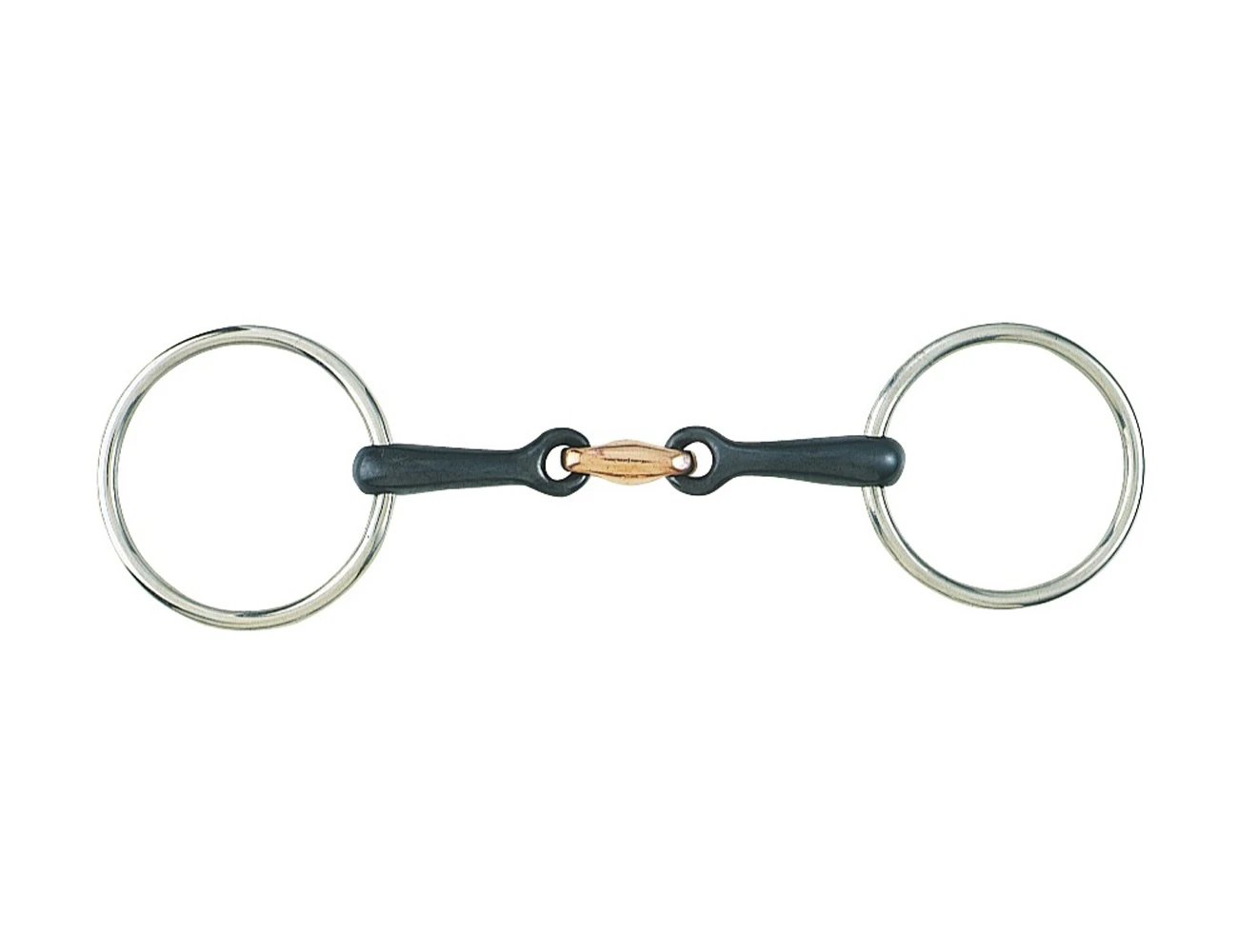 UNBRANDED Loose Ring Training Snaffle With Sweet Iron And Copper Mouth