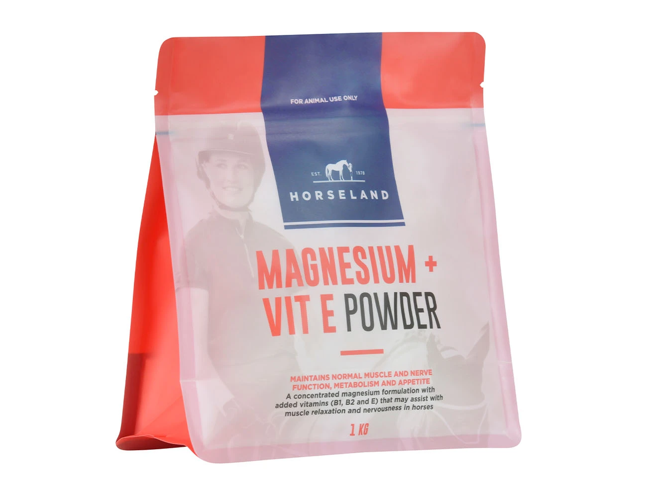 HORSELAND Magnesium + Vit E Powder - 1KG