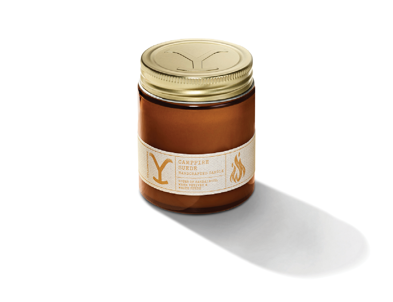 TRU WESTERN Yellowstone Campfire Suede Wax Candle