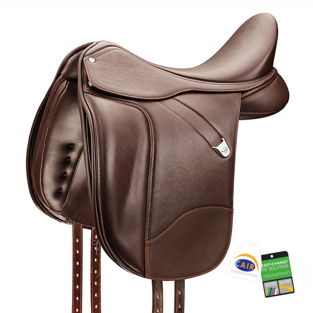 BATES Dressage + Saddle With Adjustable Bars & Hart
