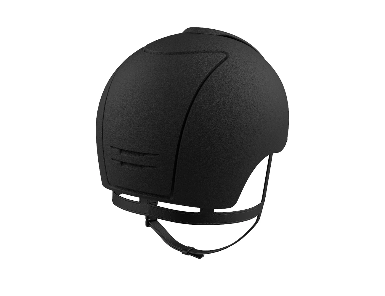 KEP Cromo Jockey Textured Helmet With Chrome Frame