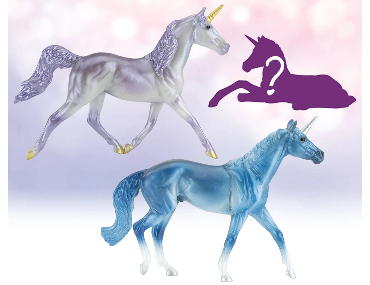 BREYER Stablemates Unicorn Foal Surprise - Enchanted Family