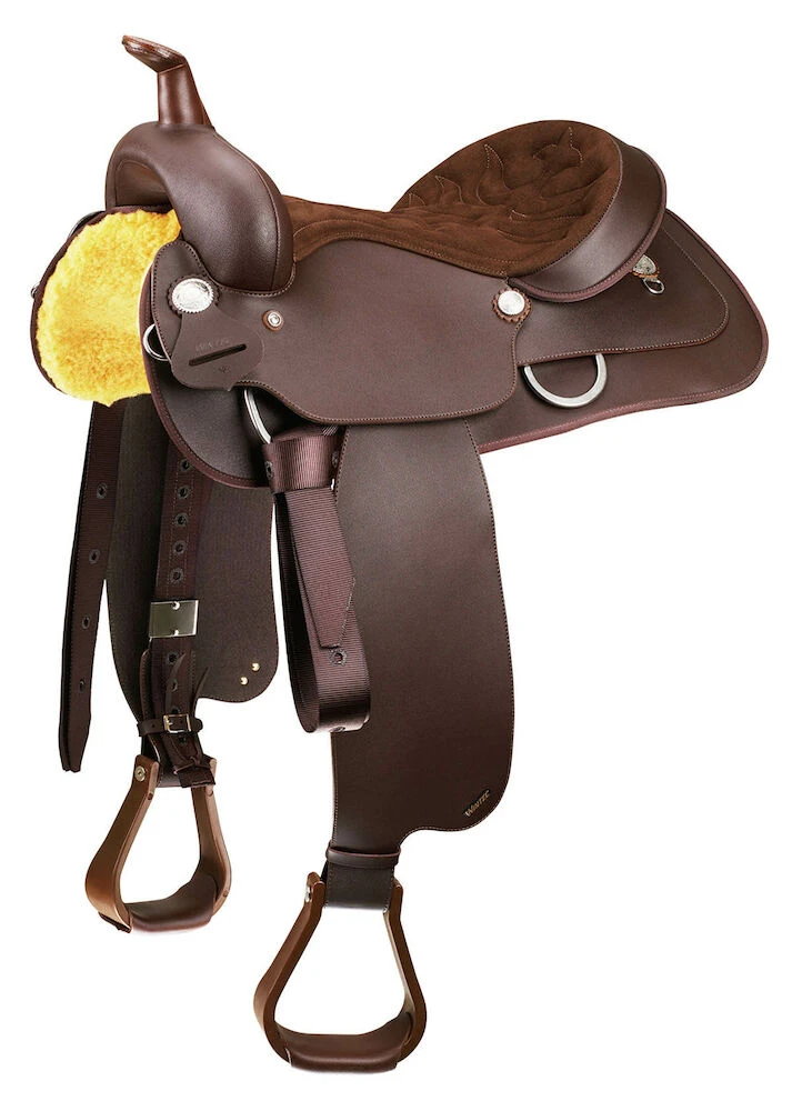WINTEC Western All Rounder Youth Saddle With Semi Qh Bars