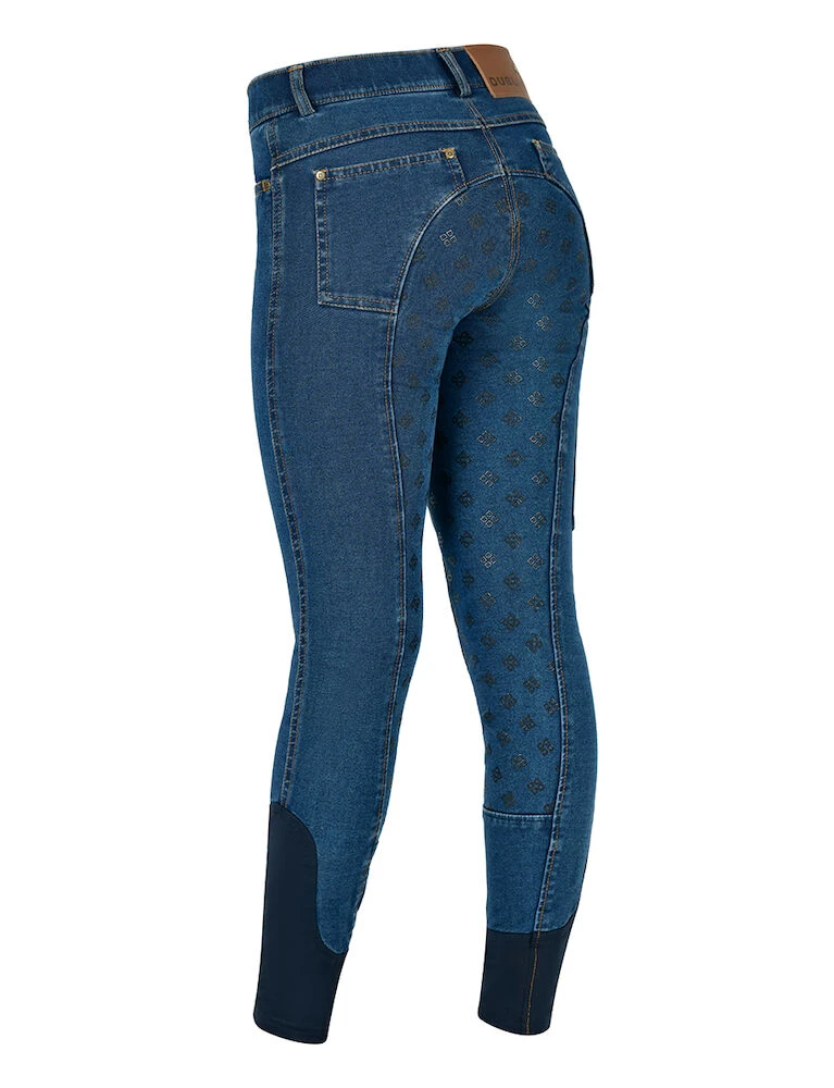 DUBLIN Kids Shona Denim Full Seat Breeches