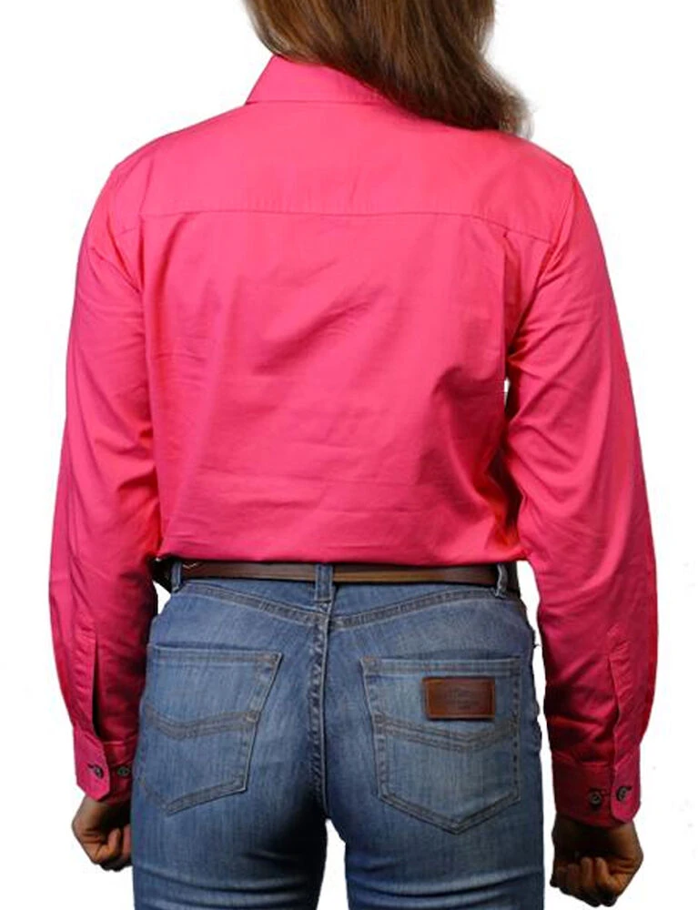 RINGERS WESTERN Pentecost River Womens Half Button Work Shirt