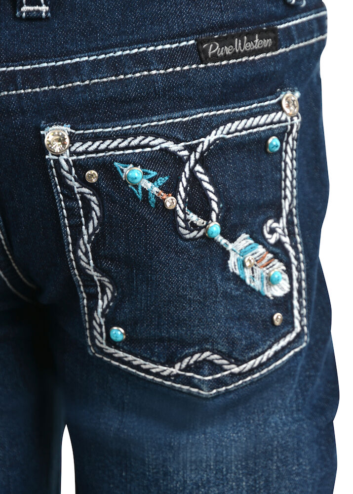 PURE WESTERN Girls Rhian Boot Cut Jeans