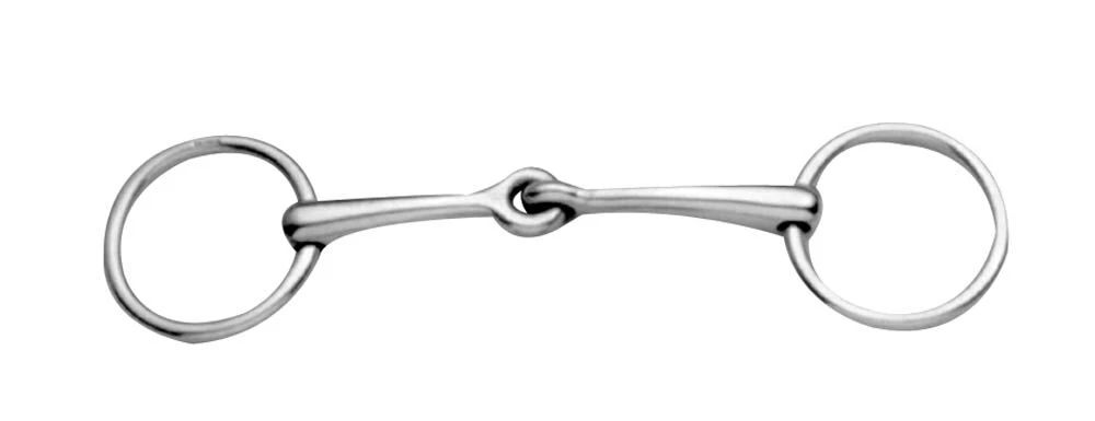 KORSTEEL Stainless Steel Weymouth Loose Ring Bradoon Snaffle Bit