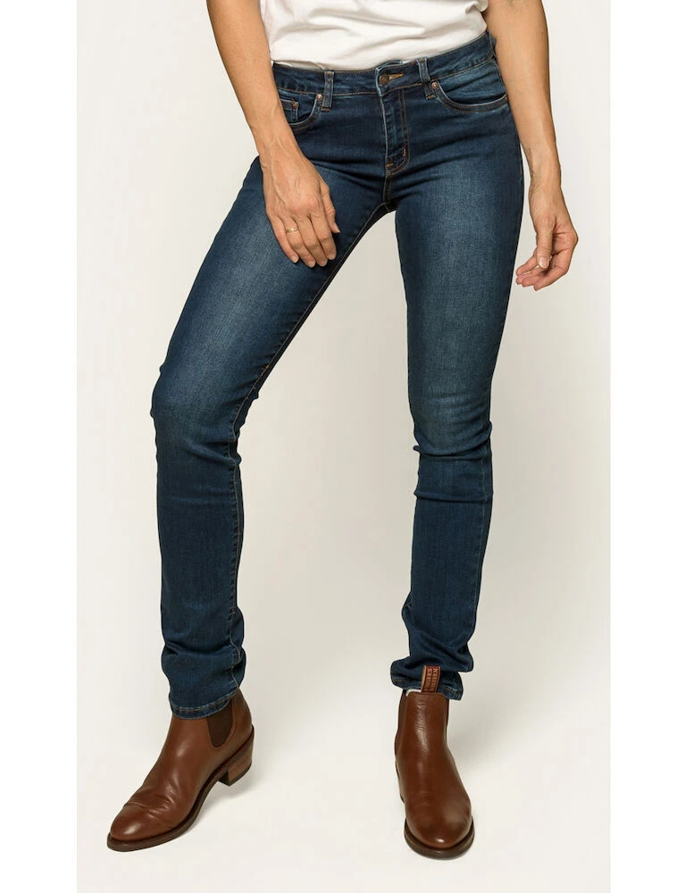 RINGERS WESTERN Victoria Womens Mid Rise Straight Leg Jeans
