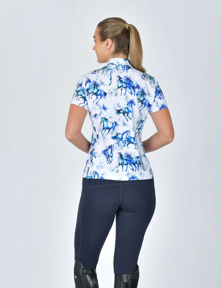 DUBLIN 1/4 Zip Breathable Short Sleeve Top