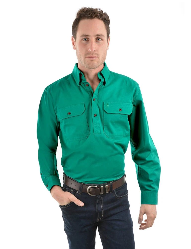 THOMAS COOK Heavy Drill 2 Pocket Long Sleeve Shirt