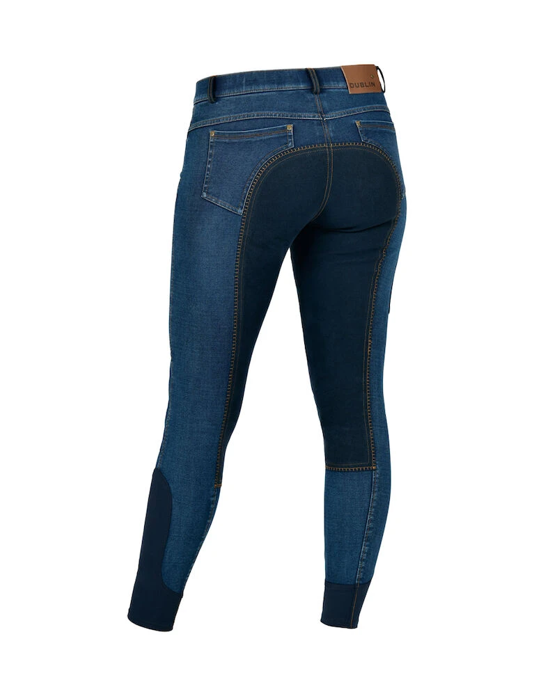 DUBLIN Shona Full Suede Seat Denim Breeches
