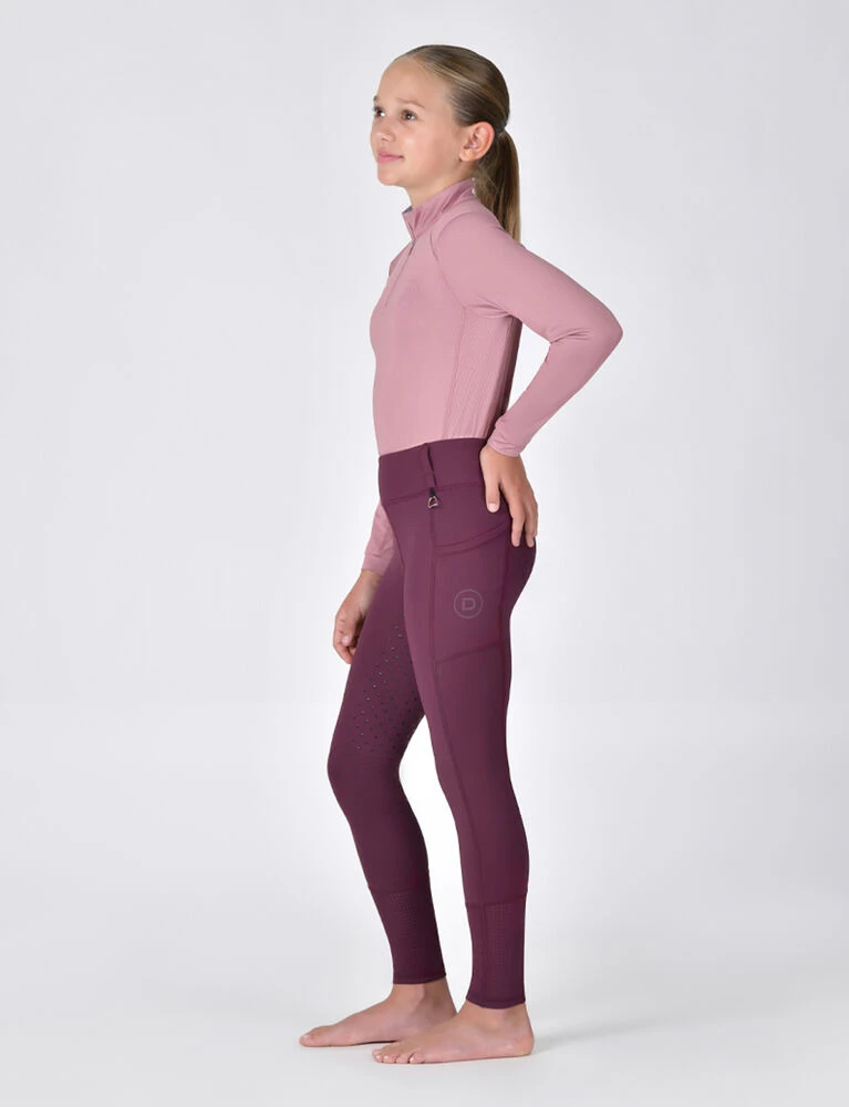 DUBLIN Kids Form Mesh Riding Tights