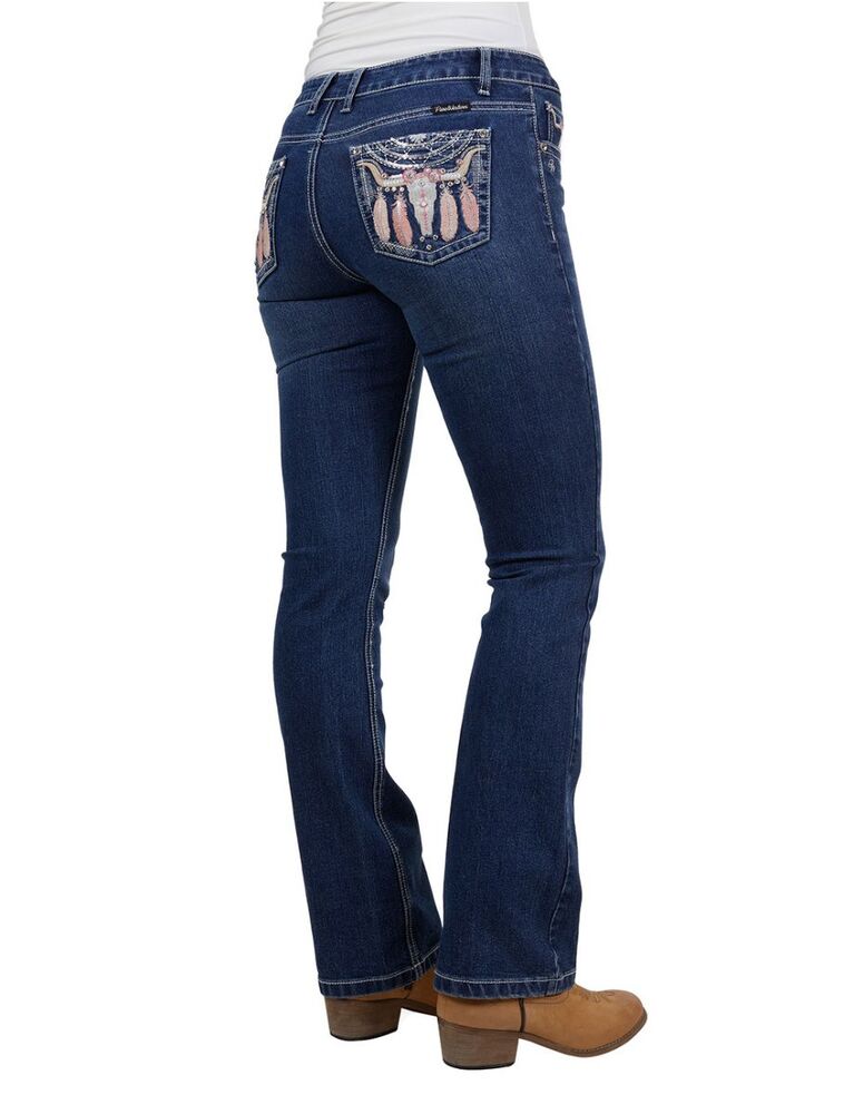 PURE WESTERN Womens Ava Boot Cut Jean 32L