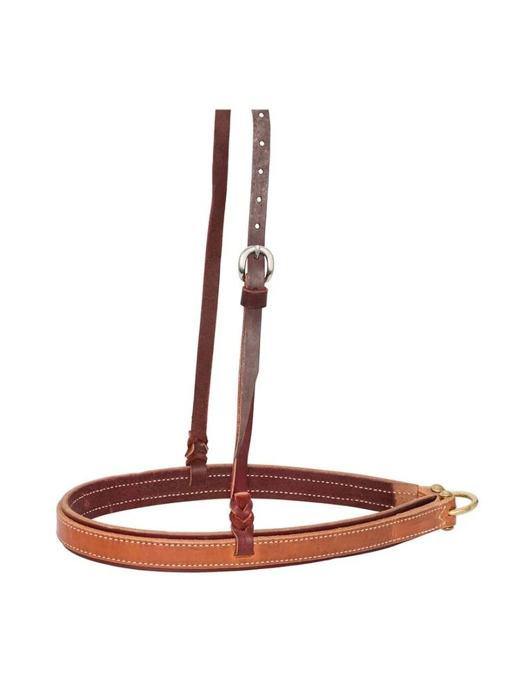 COWBOY TACK Harness Leather Overlay Noseband