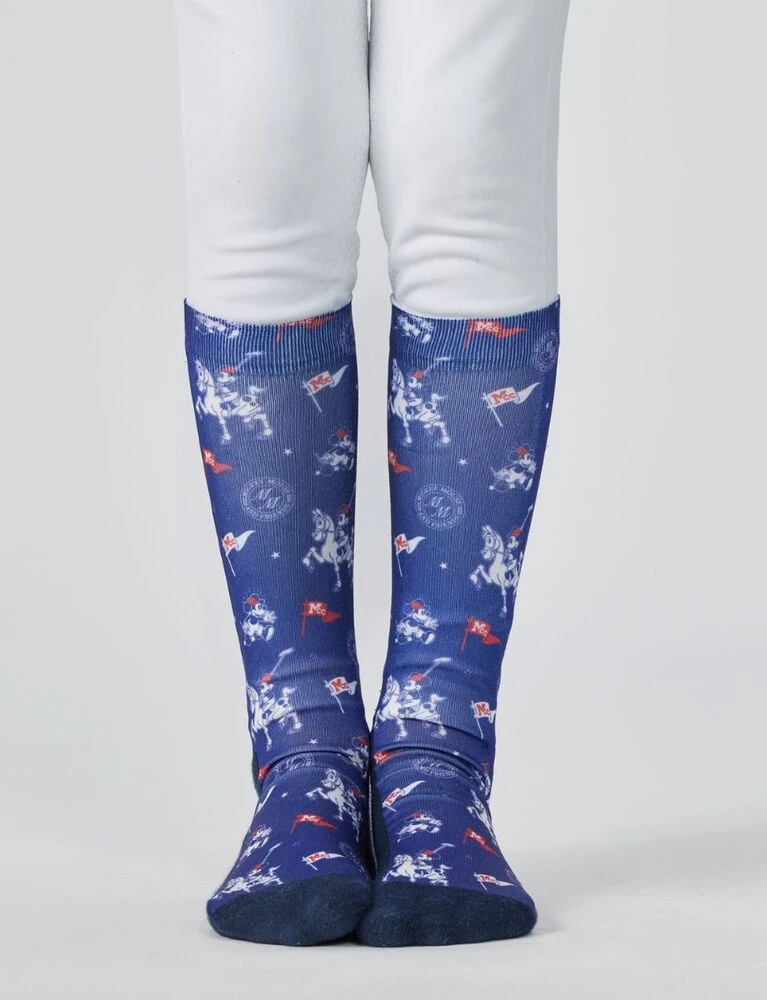 LARA TWEEDIE Mickey & Friends Country Club Chukka Riding Socks