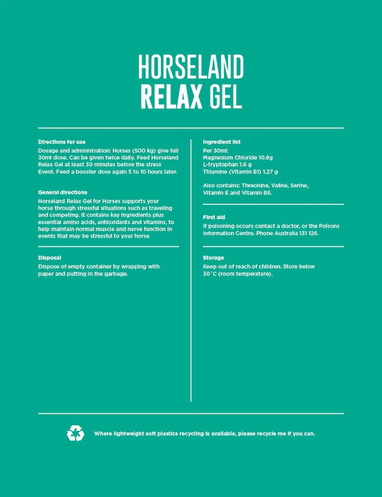 HORSELAND Relax Gel - 30ML