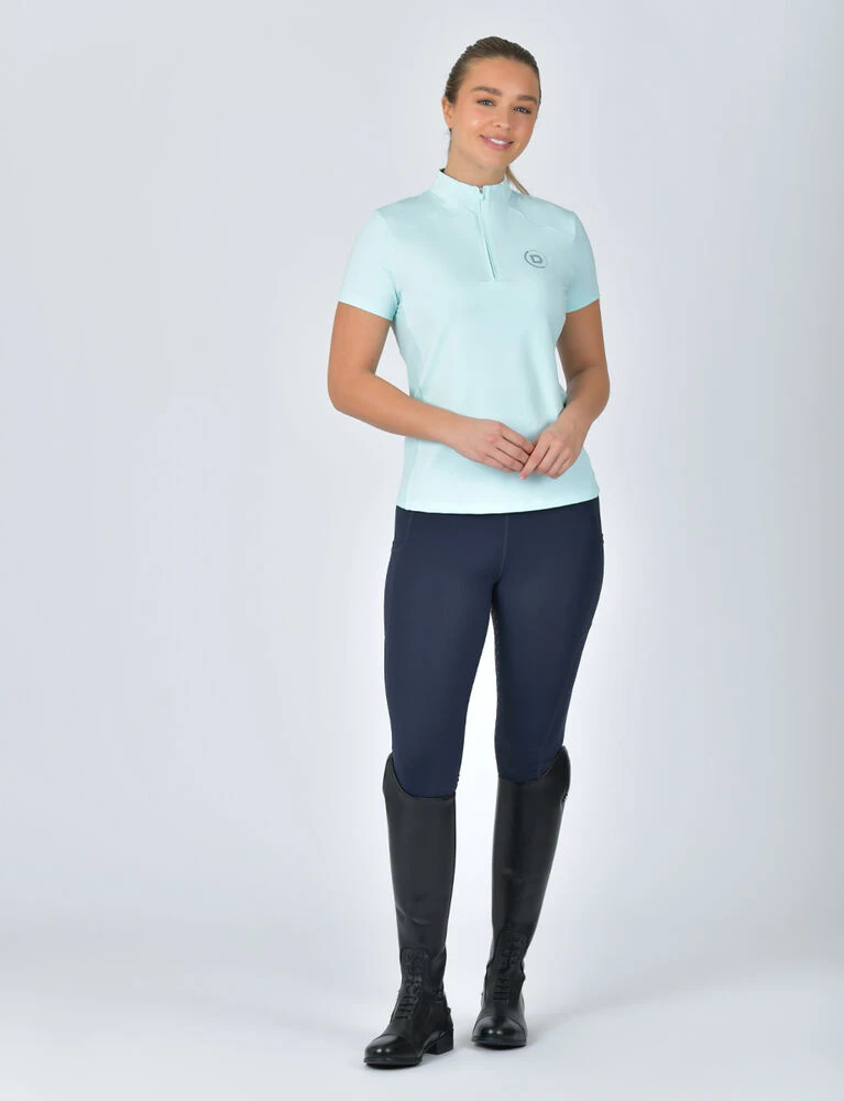 DUBLIN 1/4 Zip Breathable Short Sleeve Top