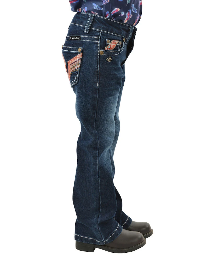PURE WESTERN Girls Aztec Bootcut Jeans
