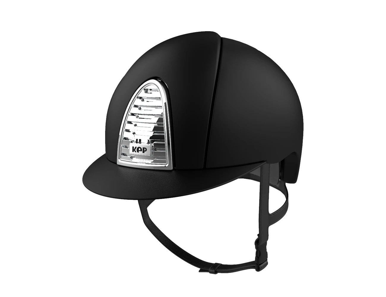 KEP Cromo 2.0 Textile Helmet With Chrome Frame And Chrome Grid
