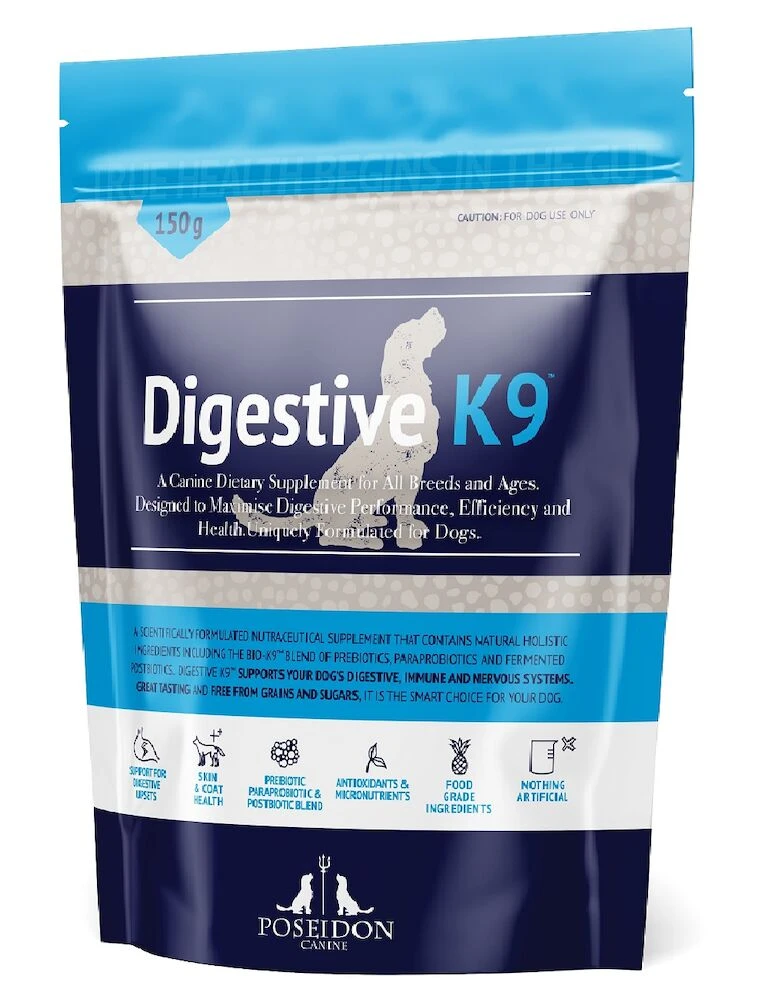 POSEIDON EQUINE Poseidon Digestive K9 Powder 150G