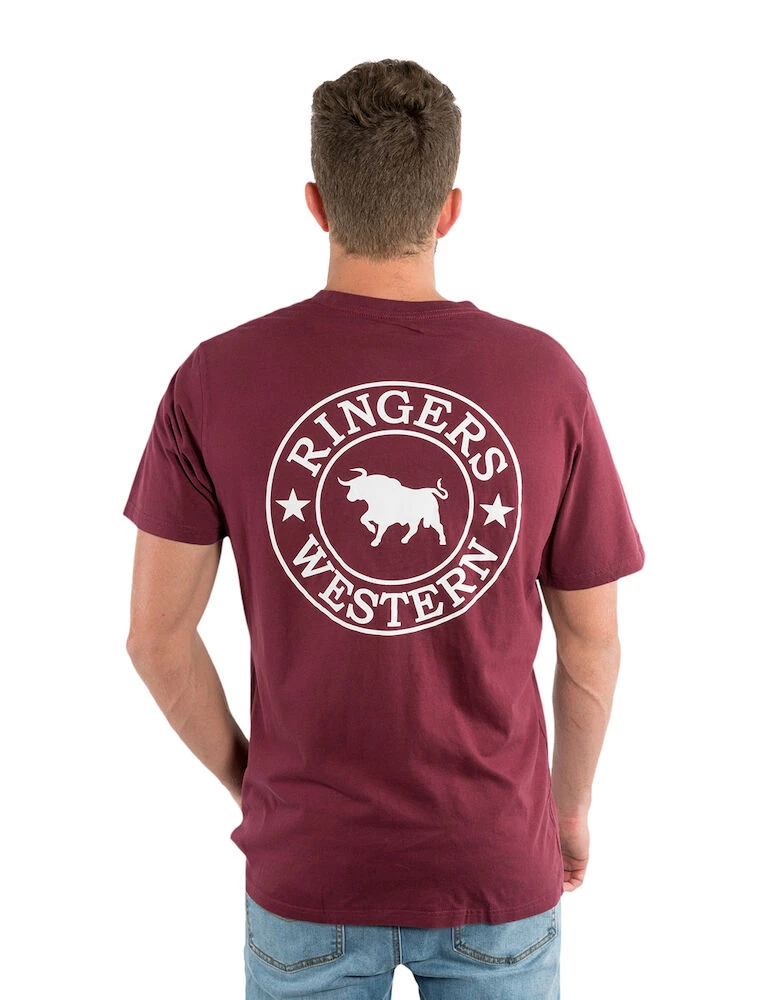 RINGERS WESTERN Signature Bull Mens Loose T-Shirt