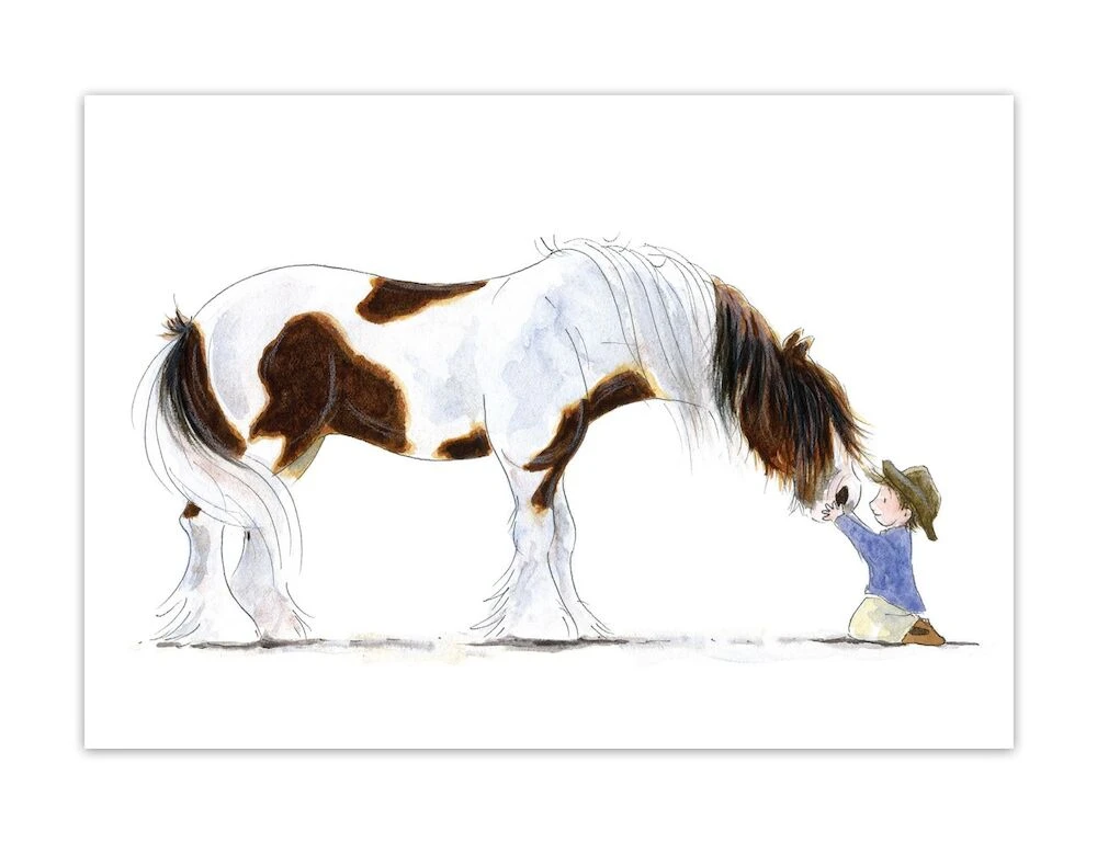 MANDY FOOT Clydie Moment Blank Greeting Card