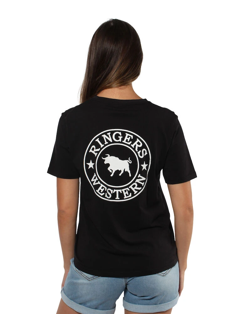 RINGERS WESTERN Signature Bull Womens Loose T-Shirt