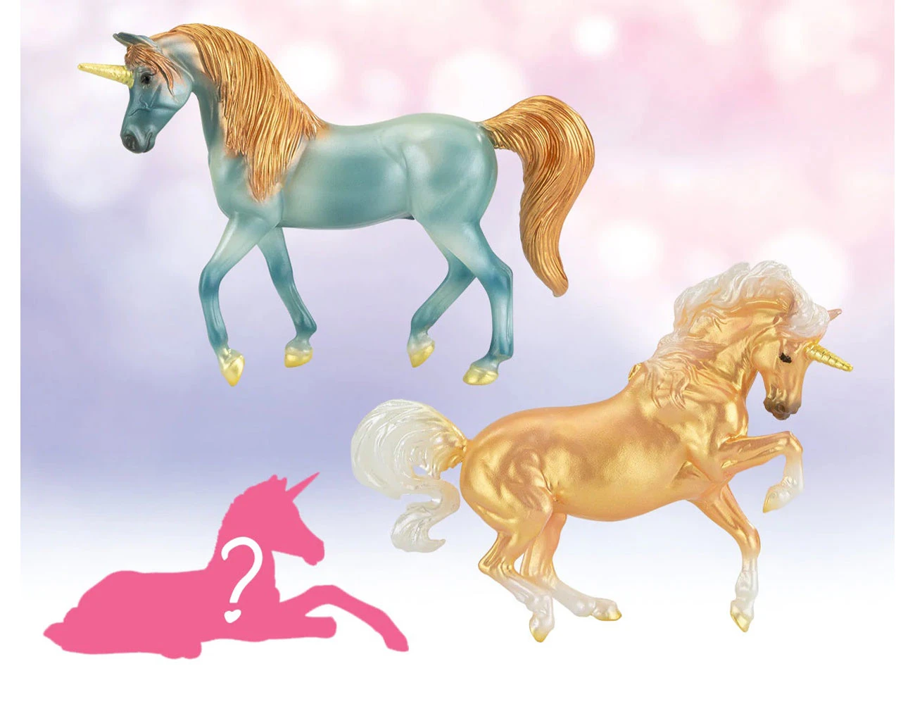 BREYER Stablemates Unicorn Foal Surprise - Celestial Family