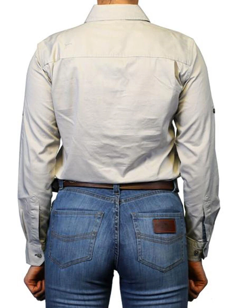 RINGERS WESTERN Pentecost River Womens Half Button Work Shirt