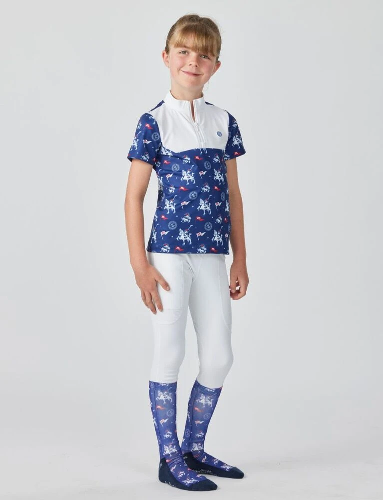 LARA TWEEDIE Mickey & Friends Country Club Chukka Short Sleeve Competition Top